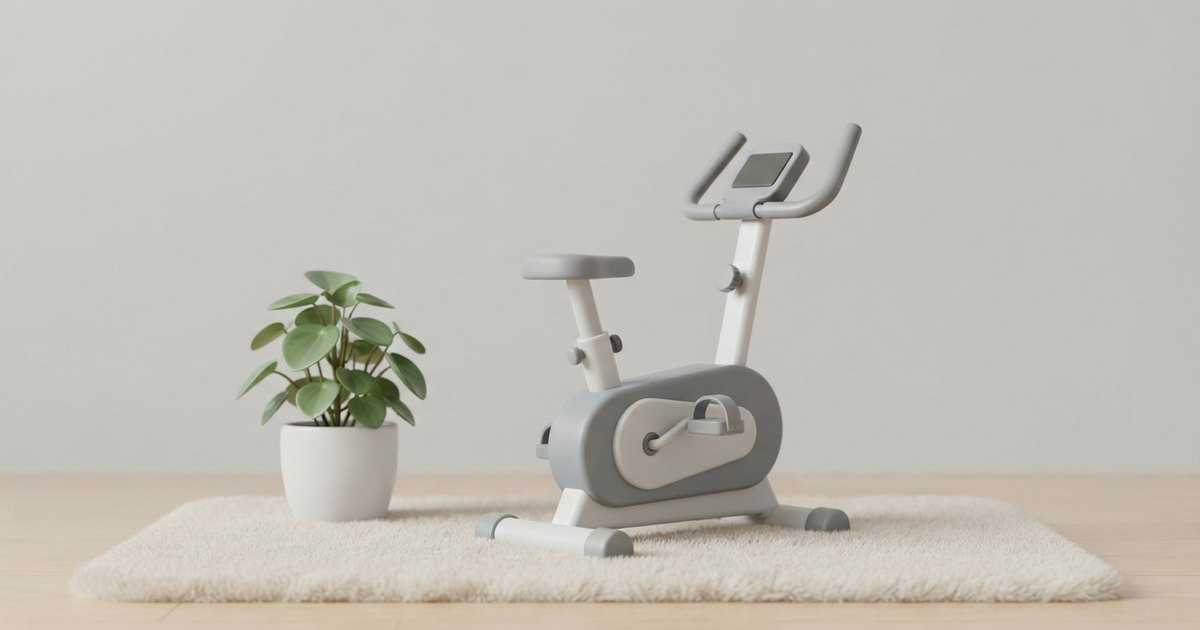 自宅の部屋に置いたエアロバイクのイメージ